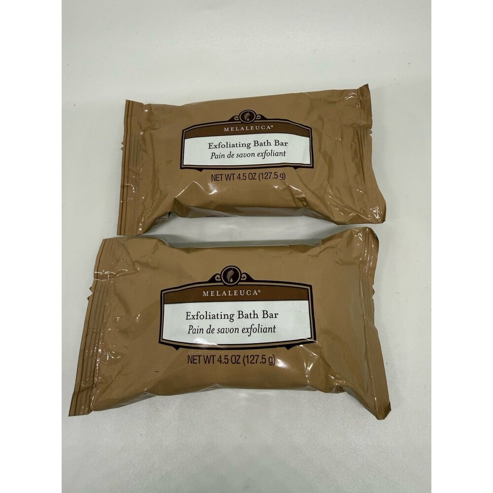 Melaleuca Exfoliating Bar Soap 4.5oz 127.5g Gentle Exfoliant Body Cleanser $8Ea